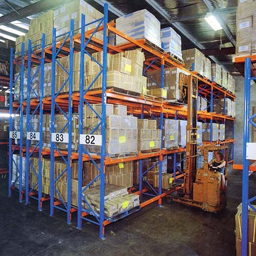 Various types of storage racks
